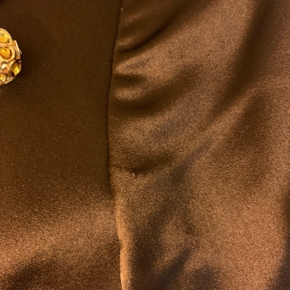 Gorgeous 🤎 Bronze Brown Silky Escada Blazer 36 - Picture 8 of 9